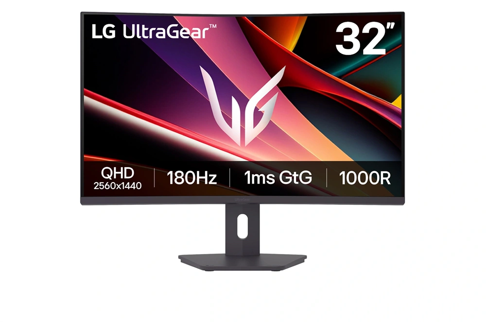 LG 32" 32G600A-B.AEUQ QHD VA 180Hz HDMI/DP ívelt gamer monitor
