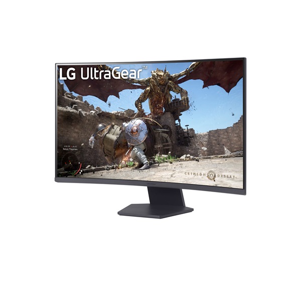 LG 32" 32GS60QC-B QHD VA 180Hz HDMI/DP ívelt gamer monitor (Újszerű)