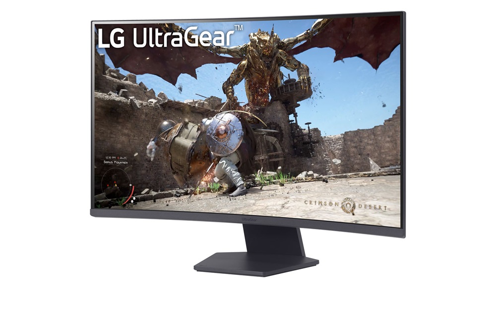 LG 32" 32GS60QC-B QHD VA 180Hz HDMI/DP ívelt gamer monitor (Újszerű)