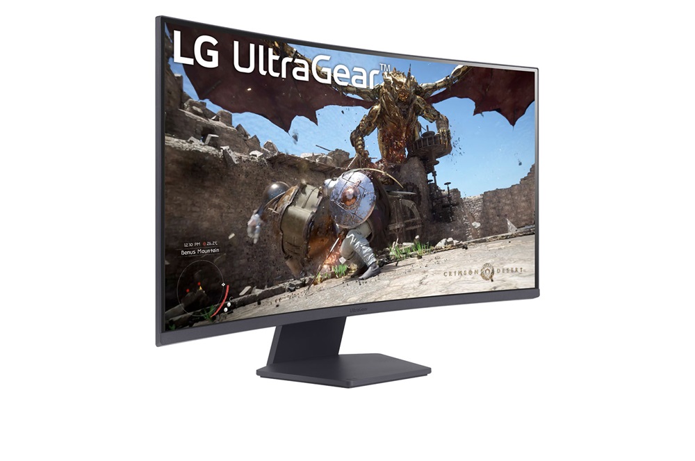 LG 32" 32GS60QC-B QHD VA 180Hz HDMI/DP ívelt gamer monitor (Újszerű)