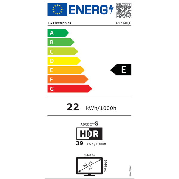 LG 32" 32GS60QC-B QHD VA 180Hz HDMI/DP ívelt gamer monitor (Újszerű)
