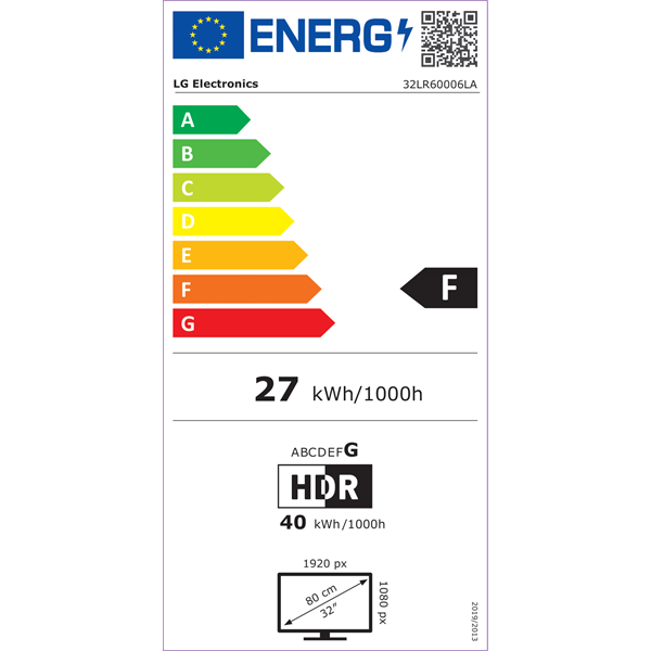 LG 32" 32LR60006LA Full HD Smart LED TV