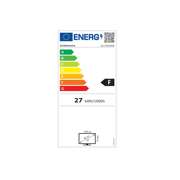 LG 32" 32LT340C HD Ready LED TV (Újszerű)