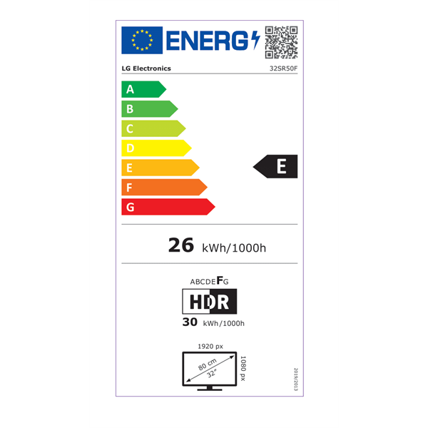 LG 32" 32SR50F-G.AEU My View FHD IPS HDMI/USB smart monitor