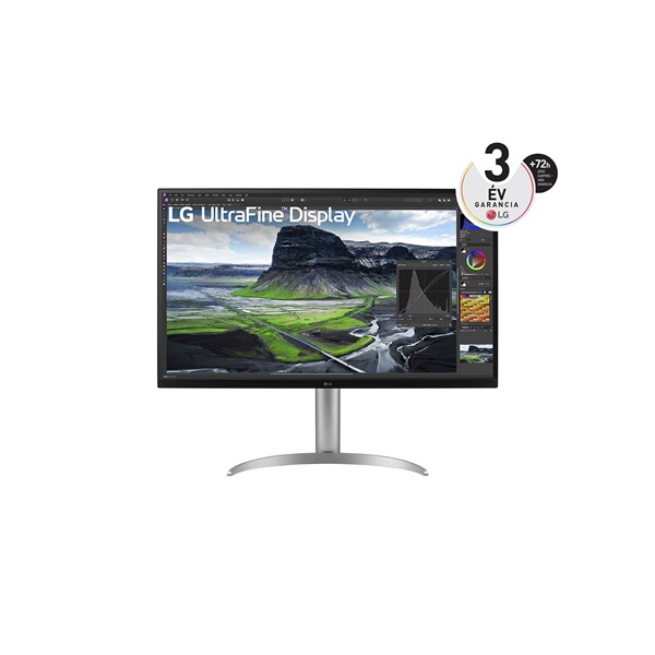LG 32" 32UQ850V-W 4K UHD IPS HDMI/DP/USB-C monitor