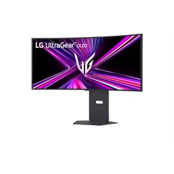 LG 34" 34GX900A-B.AEU WQHD OLED 240Hz HDMI/DP/USB/USB-C ívelt gamer monitor