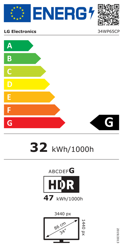 LG 34" 34WP65CP UWQHD VA 160Hz HDMI/DP ívelt gamer monitor