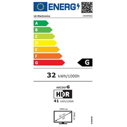LG 34" 34WP85C-B UWQHD IPS HDMI/DP/USB fekete ívelt monitor