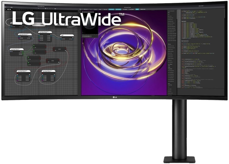 LG 34" 34WP88C-B UWQHD IPS HDMI/DP/USB fekete ívelt monitor