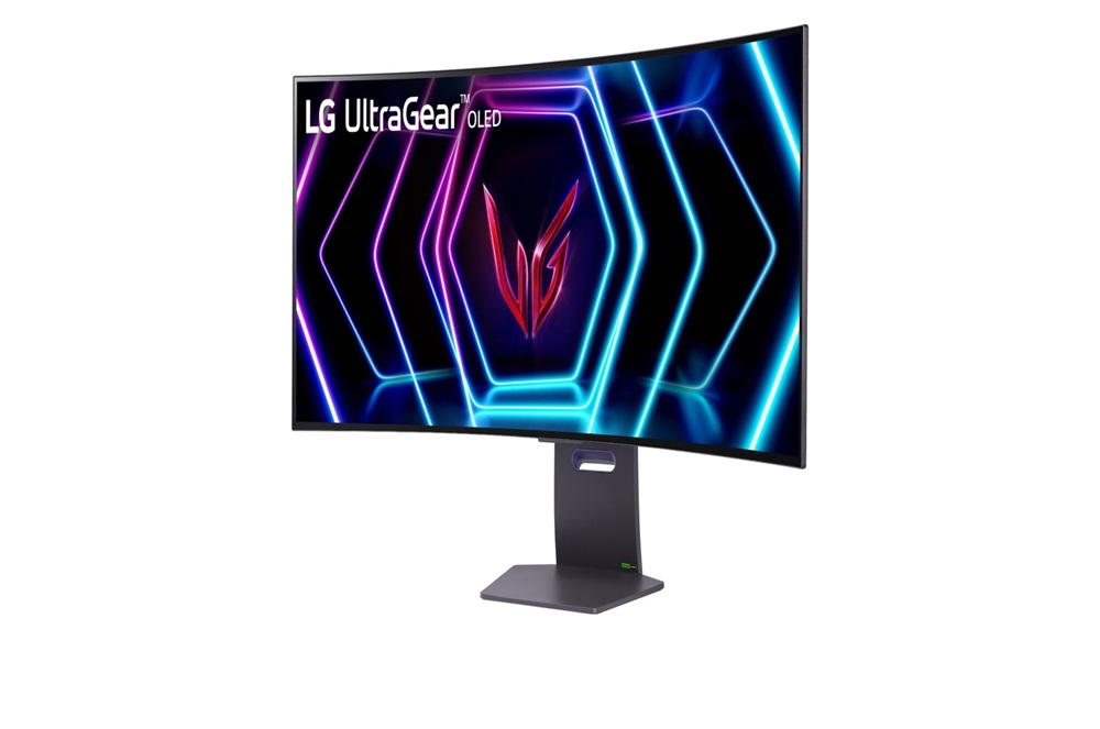 LG 39" 39GS95QE-B Ultragear UWQHD 240Hz HDMI/DP ívelt OLED gamer monitor