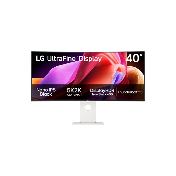 LG 40" 40U990A-W.AEU 5K2K Nano IPS HDMI/DP/USB/USB-C/LAN/TB ívelt monitor