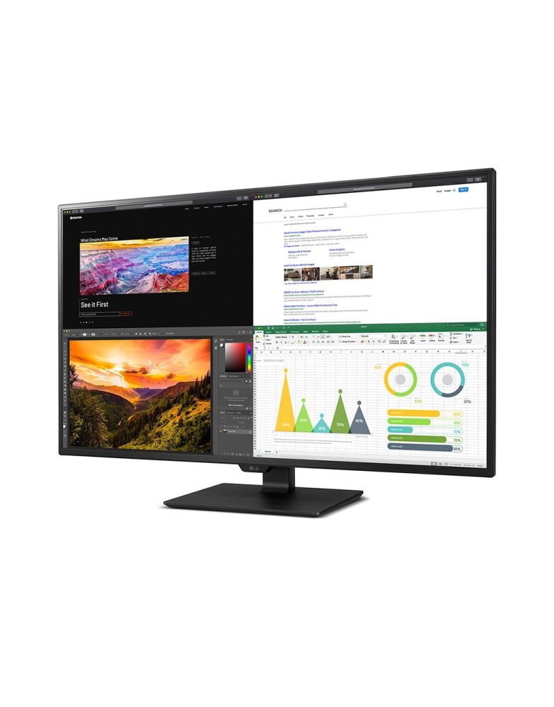 LG 42,5" 43UN700-B 4K UHD IPS HDMI/DP/USB-C fekete monitor