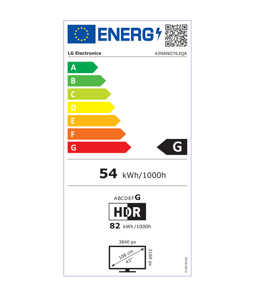 LG 43" 43NANO763QA 4K UHD Smart NanoCell LED TV