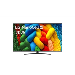 LG 43" 43NANO81A3A 4K UHD AI Smart NanoCell TV (Újszerű)