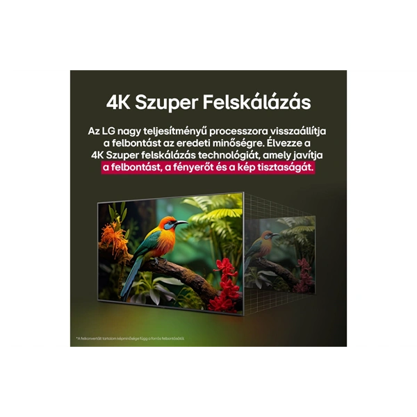 LG 43" 43NANO81A3A 4K UHD AI Smart NanoCell TV (Újszerű)