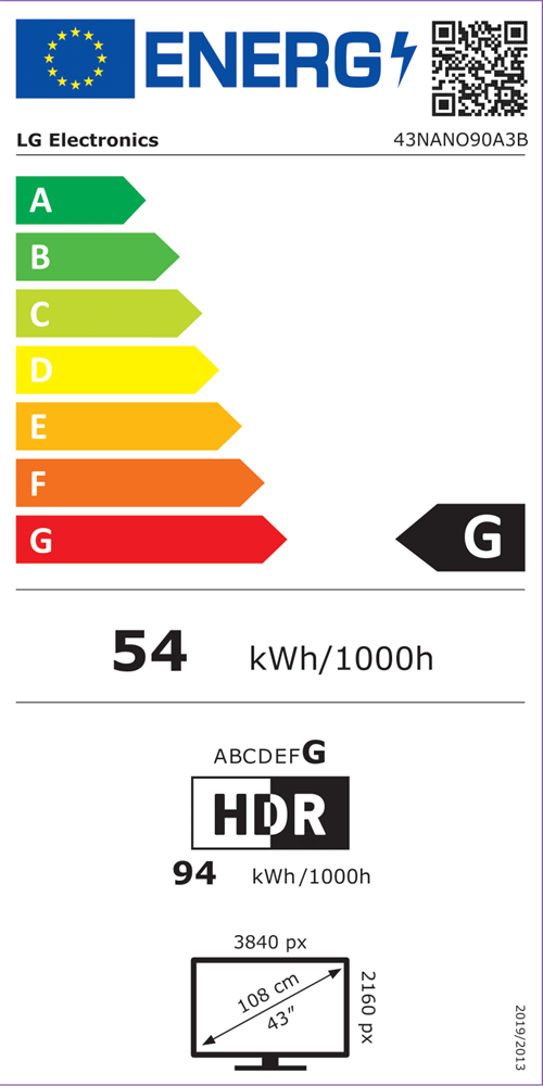 LG 43" 43NANO90A3B 4K UHD AI Smart NanoCell TV