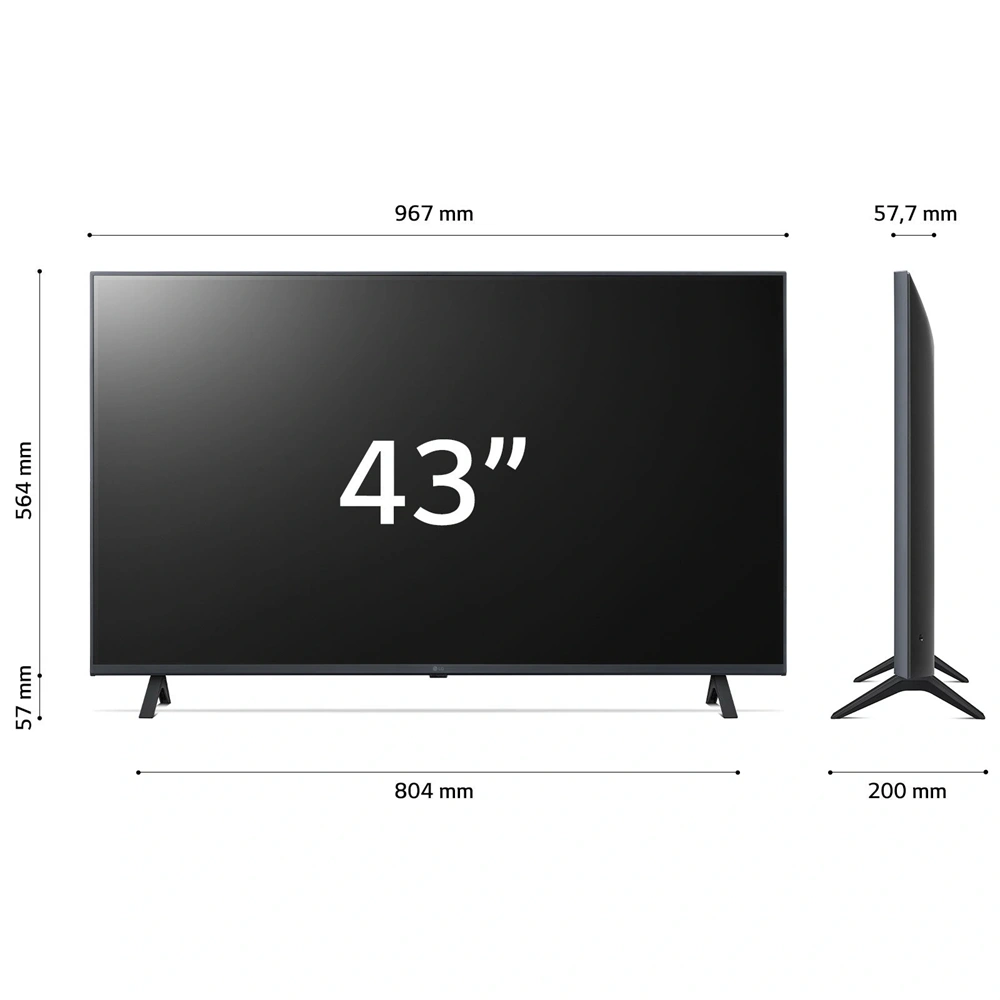 LG 43" 43UR78003LK 4K UHD Smart LED TV (Újszerű)