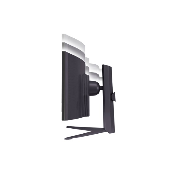 LG 45" 45GR75DC-B DQHD VA HDMI/DP/USB-C ívelt gamer monitor