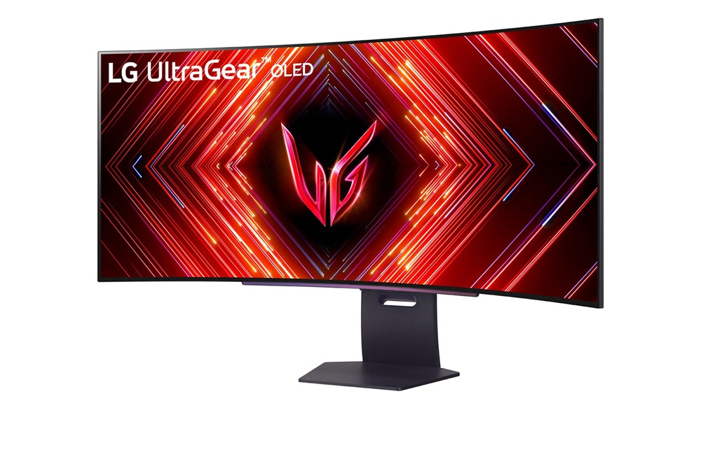 LG 45" 45GS95QE-B UltraGear UWQHD 240Hz HDMI/DP ívelt OLED gamer monitor