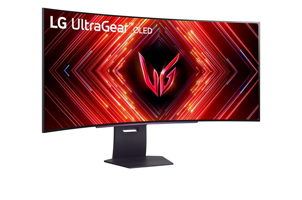 LG 45" 45GS95QE-B UltraGear UWQHD 240Hz HDMI/DP ívelt OLED gamer monitor
