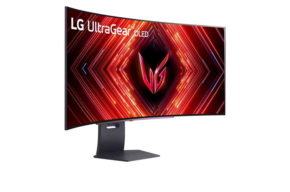 LG 45" 45GS95QE-B UltraGear UWQHD 240Hz HDMI/DP ívelt OLED gamer monitor
