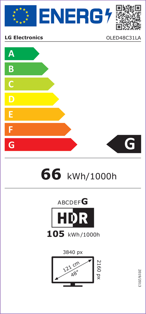 LG 48" OLED48C31LA 4K UHD OLED evo TV