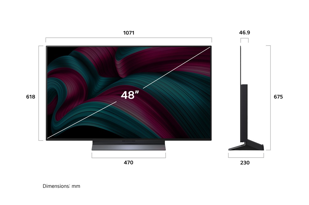LG 48" OLED48C51LA 4K UHD AI Smart Gamer OLED evo TV