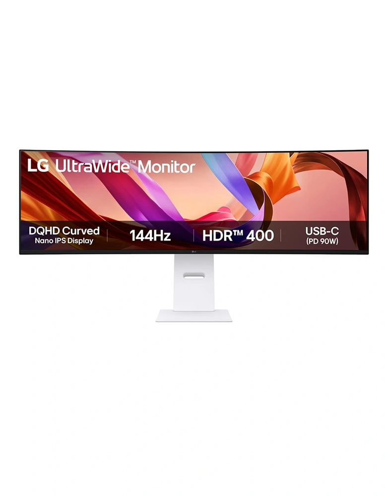 LG 49" 49U950A-W.AEU DQHD Nano IPS 144Hz HDMI/DP/USB/USB-C ívelt monitor