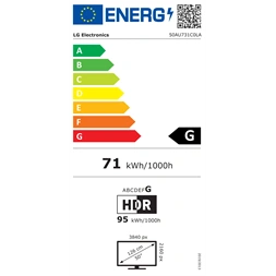 LG 50" 50AU731C0LA 4K UHD Smart TV (Újracsomagolt)