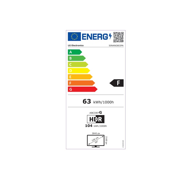 LG 50" 50NANO803PA 4K UHD Smart NanoCell LED TV (Újracsomagolt)