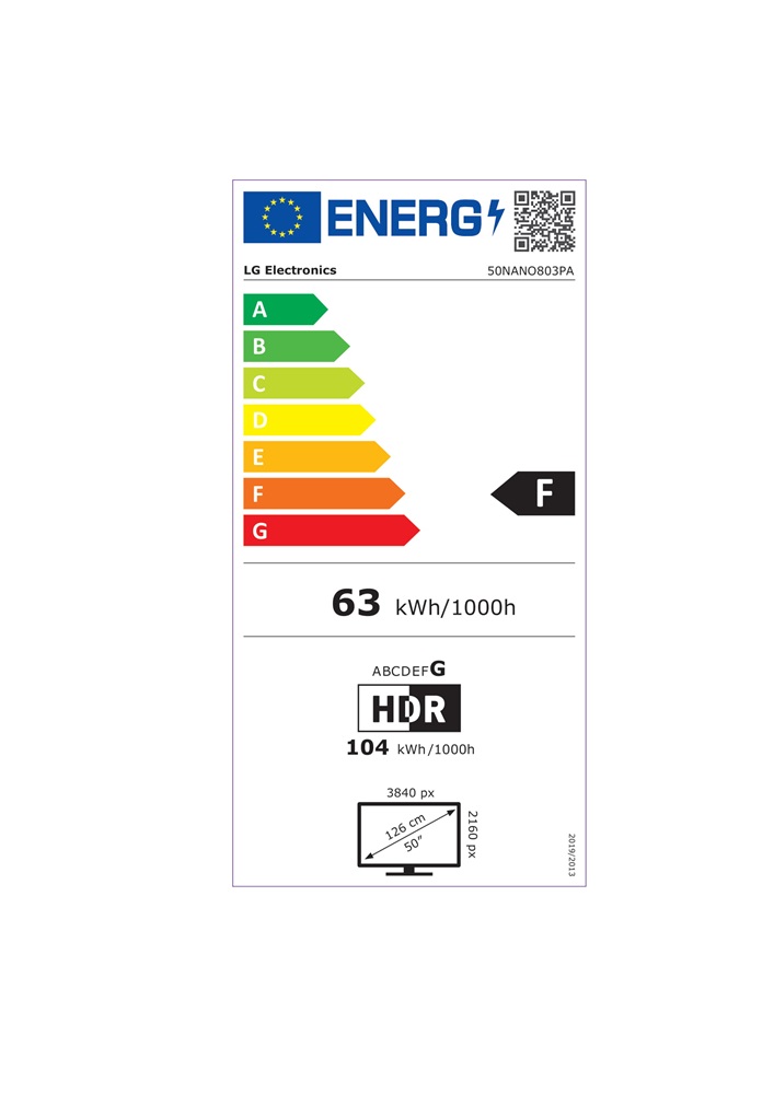 LG 50" 50NANO803PA 4K UHD Smart NanoCell LED TV (Újracsomagolt)
