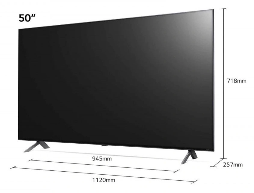 LG 50" 50NANO803PA 4K UHD Smart NanoCell LED TV (Újracsomagolt)