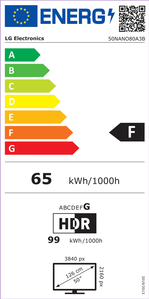 LG 50" 50NANO80A3B 4K UHD AI Smart NanoCell TV (Újracsomagolt)