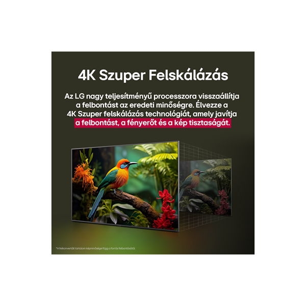 LG 50" 50NANO80A3B 4K UHD AI Smart NanoCell TV (Újracsomagolt)