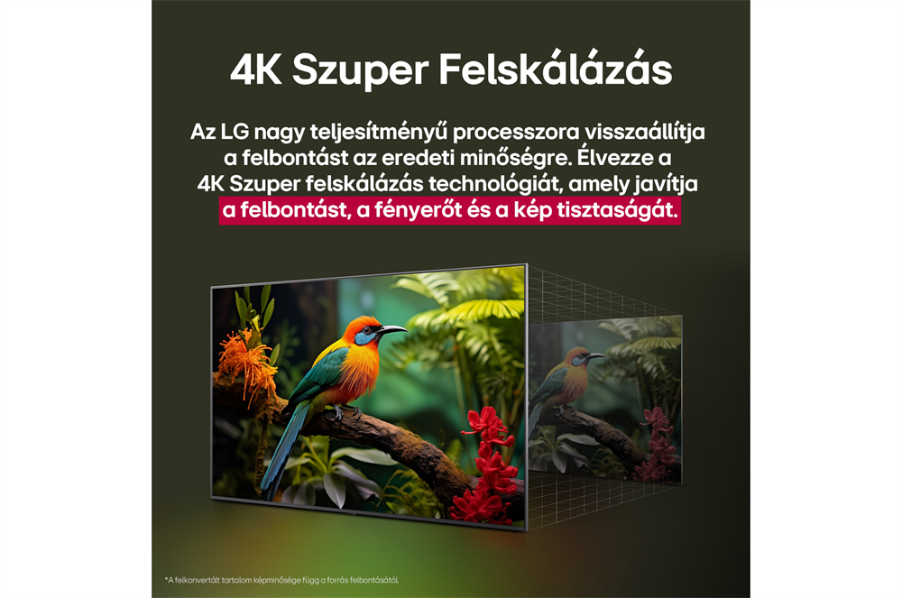 LG 50" 50NANO80A3B 4K UHD AI Smart NanoCell TV (Újracsomagolt)