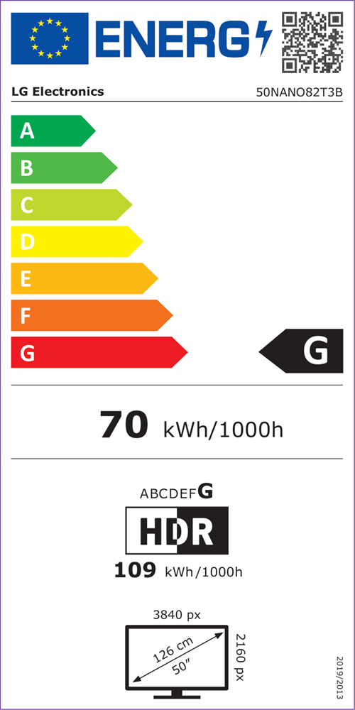 LG 50" 50NANO82T3B 4K UHD HDR NanoCell Smart TV