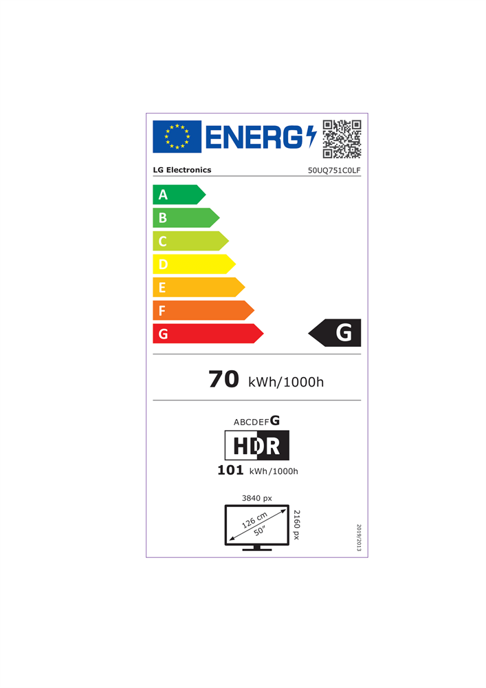 LG 50" 50UQ751C0LF 4K UHD Smart LED LCD TV