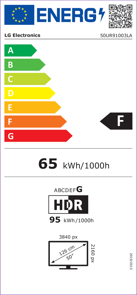 LG 50" 50UR91003LA 4K UHD Smart LED TV