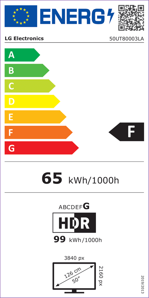 LG 50" 50UT80003LA 4K UHD HDR Smart TV
