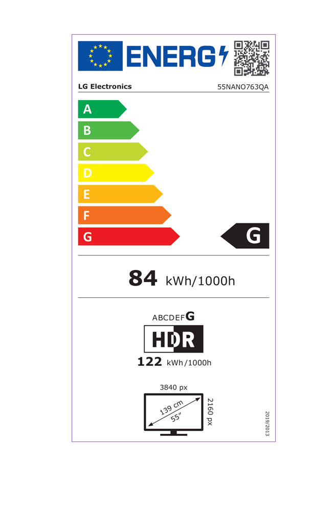 LG 55" 55NANO763QA 4K UHD Smart NanoCell LED TV