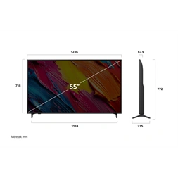 LG 55" 55QNED70A6A 4K UHD AI Smart QNED TV