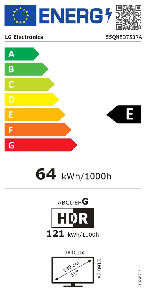 LG 55" 55QNED753RA 4K UHD QNED TV (Újracsomagolt)