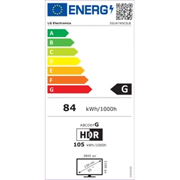 LG 55" 55UA74003LB 4K UHD AI Smart TV (Újracsomagolt)
