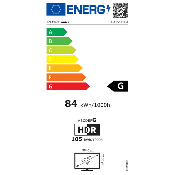 LG 55" 55UA751C0LA 4K UHD AI Smart TV (Újracsomagolt)