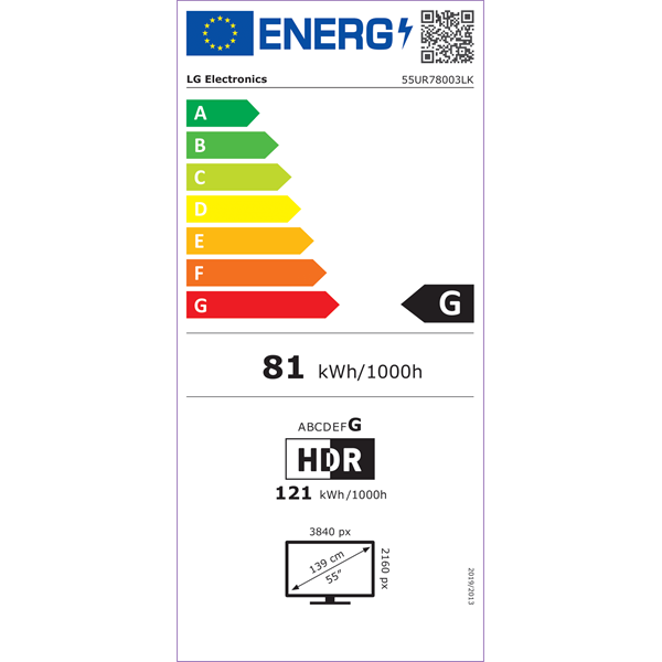 LG 55" 55UR78003LK 4K UHD Smart LED TV