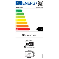 LG 55" 55UR781C0LK 4K UHD Smart LED TV (Újracsomagolt)