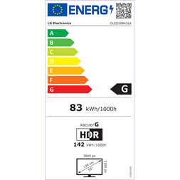 LG 55" OLED55B43LA 4K UHD Smart OLED TV (Újracsomagolt)