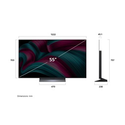 LG 55" OLED55C51LA 4K UHD AI Smart Gamer OLED evo TV (Újracsomagolt)