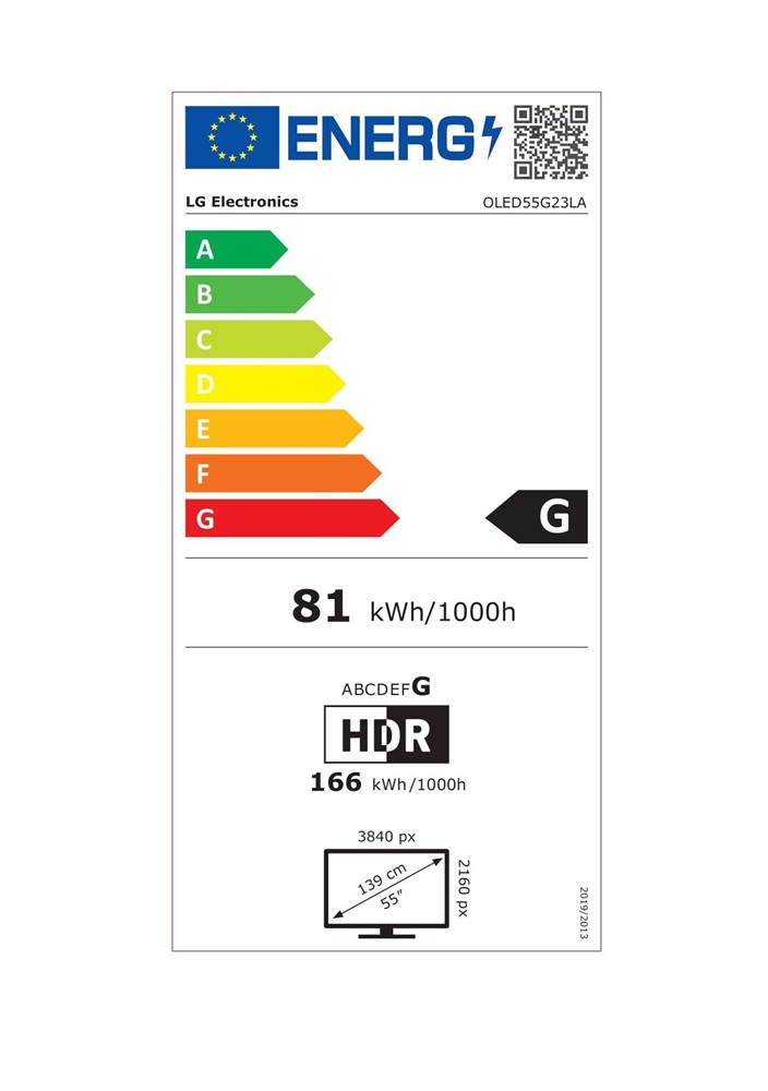 LG 55" OLED55G23LA 4K UHD Smart OLED TV