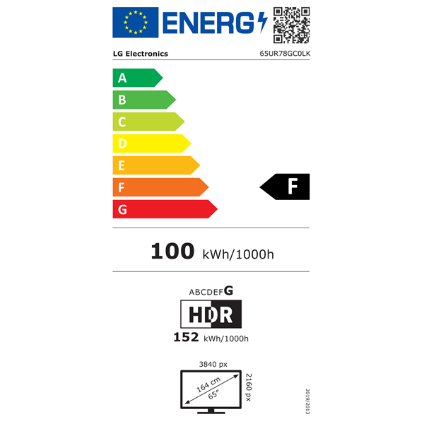 LG 65" 65UR78GC0LK 4K UHD Smart LED TV